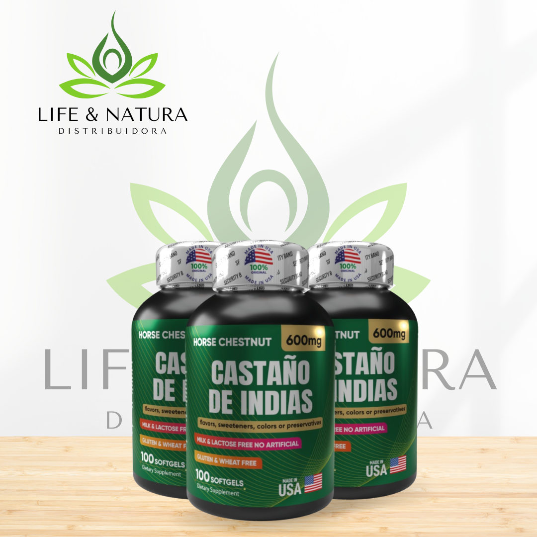 CASTAÑO DE INDIAS SOFTGEL X100 X3